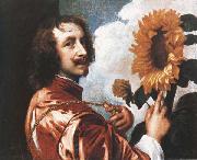 Anthony Van Dyck Self-Portrait with a Sunflower china oil painting artist